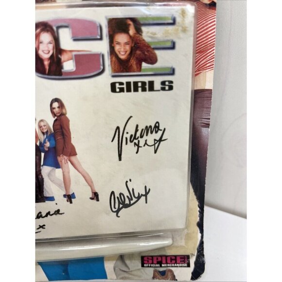 Vintage Spice Girls Autograph Book w/Pen 1997 SEALED in PKG - Picture 5 of 16